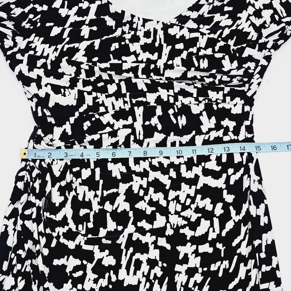 Ralph Lauren LRL DressWomen’s Sz 10 Long Sleeve Side Rouching Career Dress - Picture 5 of 7